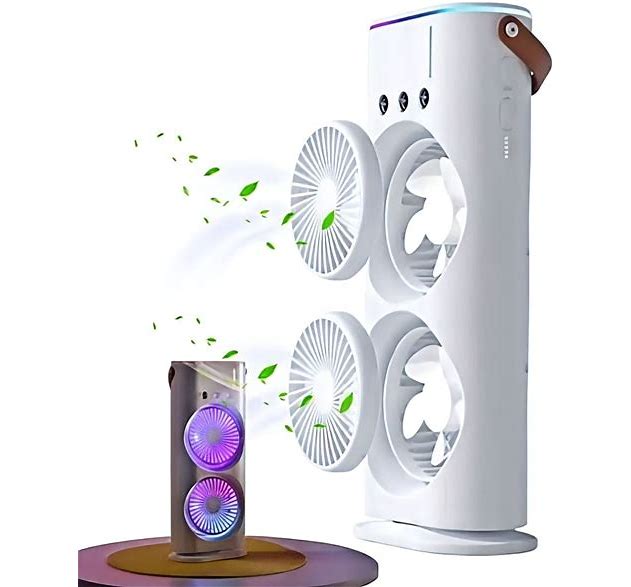 Double Ended Spray Fan – Dual Cooling Mist Technology